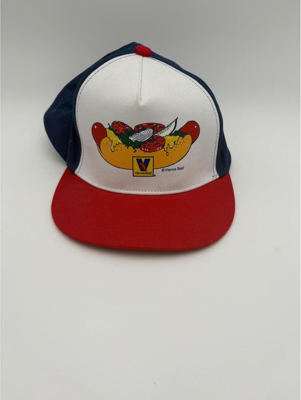 Vintage Style MLB Vienna Beef Chicago Cubs Hot Dog Trucker Hat Cap Baseball